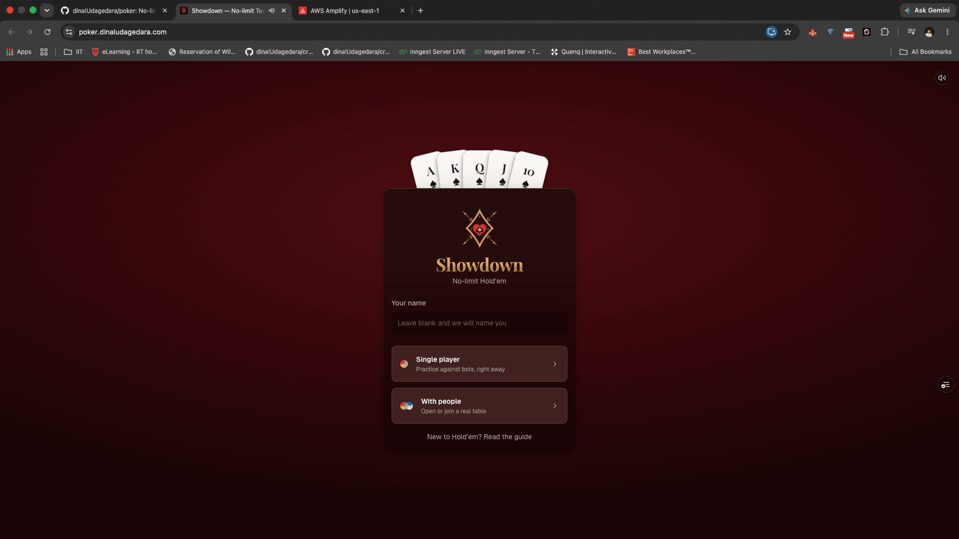Showdown screenshot